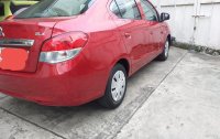 Red Mitsubishi Mirage 2014 for sale in Quezon City
