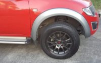 Red Mitsubishi Strada 2015 for sale in Quezon City
