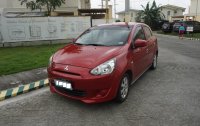 Red Mitsubishi Mirage 2015 for sale in Bacoor