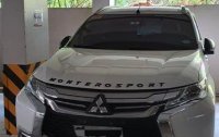 Pearl White Mitsubishi Montero Sport 2018 for sale in Caloocan