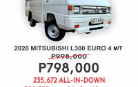 2020 Mitsubishi L300 Cab and Chassis 2.2 MT in Cainta, Rizal