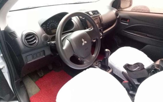 Mitsubishi Mirage Hatchback GLX 2013 MT Silver For Sale 