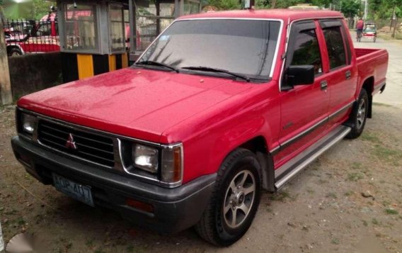 mitsubishi L200 1998 red pickup for sale 