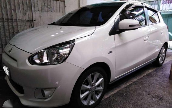 2016 Mitsubishi Mirage GLS Hatchback AT Automatic White