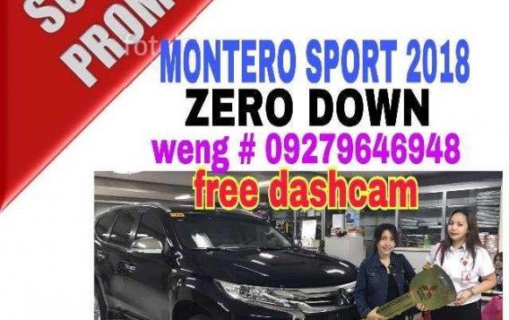 Best SUV Mitsubishi Montero Sport Gls Zero Down 2018 with Spoiler