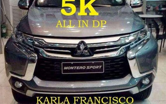 2018 Mitsubishi Montero Sport Promo MANUAL 5K !!