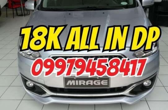 Low down Mitsubishi Mirage Gls automatic 2018