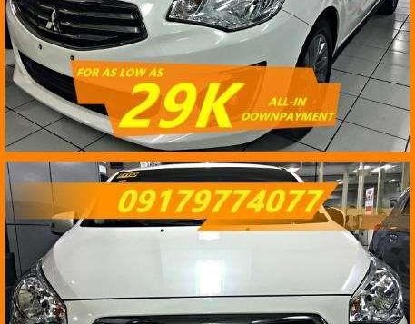 Promo is now on at 29K DOWN 2018 Mitsubishi Mirage G4 Glx Automatic