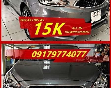As low as 15K CASH OUT 2018 Mitsubishi Mirage Hatchback Gls Automatic