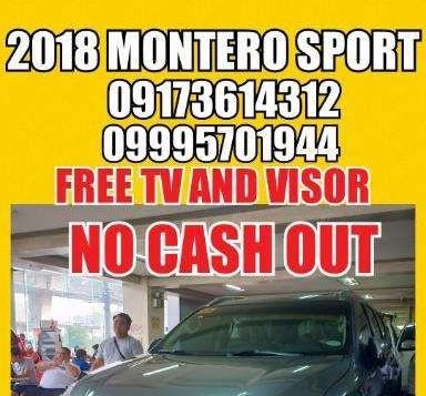 2018 Mitsubishi Montero Sport NO DP Glx Gls Premium
