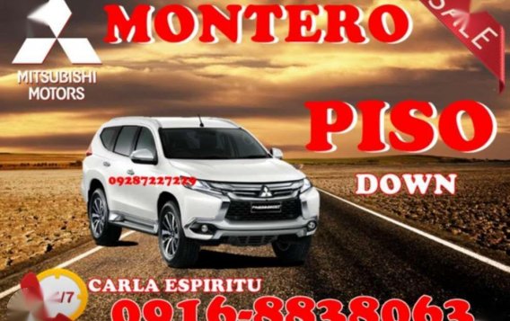 2018 Mitsubishi Montero lowest down grab now 