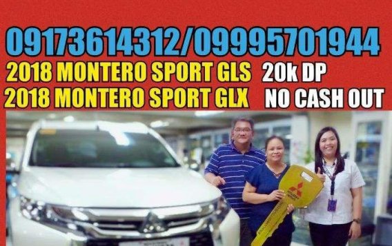 2018 Mitsubishi Montero sport NO DP Glx Gls Premium 