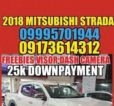 2018 Mitsubishi Strada 25k DP Glx Gls 