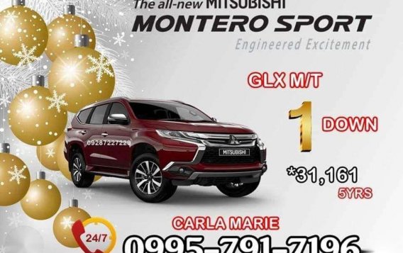 2018 Mitsubishi Montero PISO down best deal