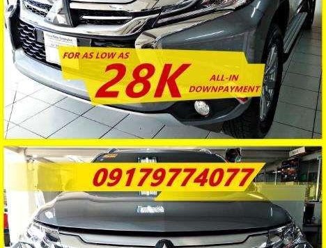 Best low down deal 2018 Mitsubishi Montero Sport Gls Automatic