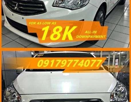 For as low as 18K DP 2018 Mitsubishi Mirage G4 Glx Manual Automatic