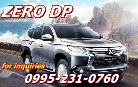 ZERO DOWN Promo 2018 MITSUBISHI Montero Sport GLX FREE Spoiler TV Plus GPS