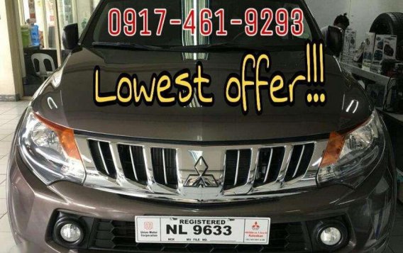 Lowestoffer for 2018 Mitsubishi Strada GLX Manual