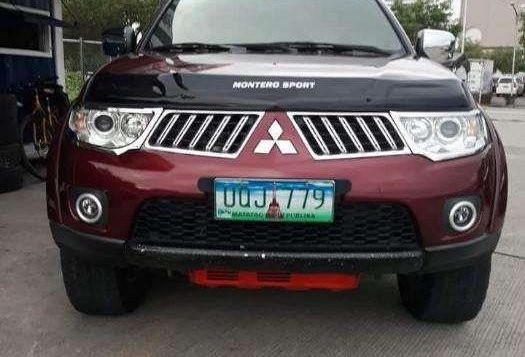 2012 Mitsubishi Montero Sport 30L Automatic Gas Maroon