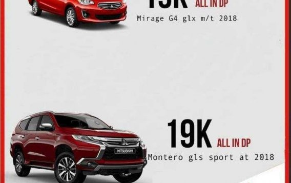 Mitsubishi Mirage g4 montero gls sport At 2018 strada xpander