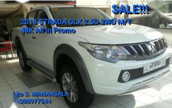 2018 Mitsubishi Strada GLX 2.5D 2WD Manual Transmission