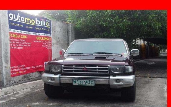 2001 Mitsubishi Pajero Maroon AT Gas Automobilico SM City Bicutan