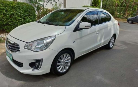 2014 Mitsubishi Mirage G4 GLS automatic Pearl white