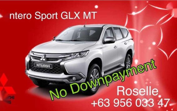 2018 MITSUBISHI Montero glx manual ZERO DOWN