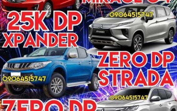 2018 MITSUBISHI Montero Sport Mirage Strada Xpander Best and Lowest Zero Downpayment