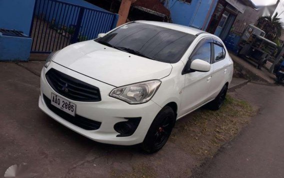 2014 Mitsubishi Mirage G4 White MT Gas FOR SALE