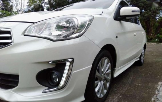 MITSUBISHI Mirage 2015 GLS AT Pearl white