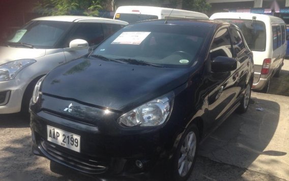 Black Mitsubishi Mirage 2015 for sale in Parañaque