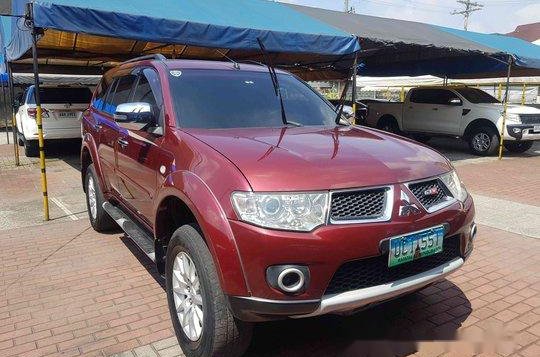 Red Mitsubishi Montero Sport 2013 Automatic Diesel for sale in Binangonan