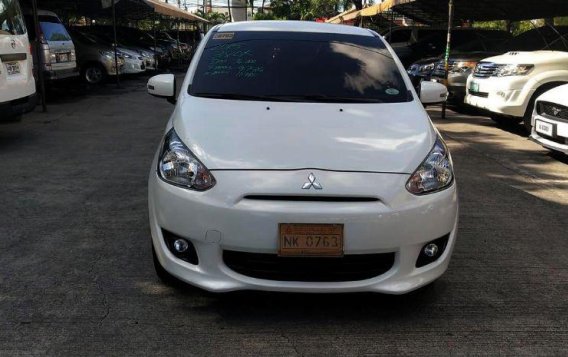 Sell White 2015 Mitsubishi Mirage Hatchback in Cainta