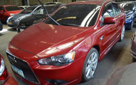 Red Mitsubishi Lancer Ex 2013 for sale in Makati 