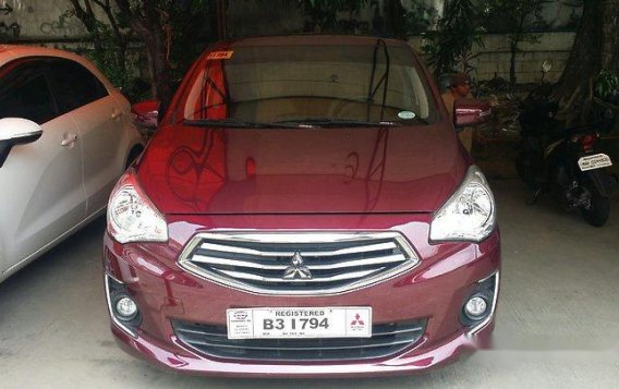 Selling Red Mitsubishi Mirage G4 2018 Automatic Gasoline 
