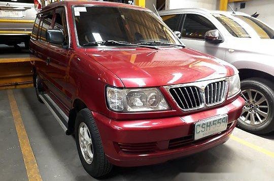 Red Mitsubishi Adventure 2002 Manual Diesel for sale 