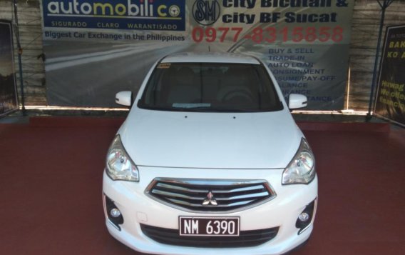 White Mitsubishi Mirage G4 2016 for sale in Parañaque 