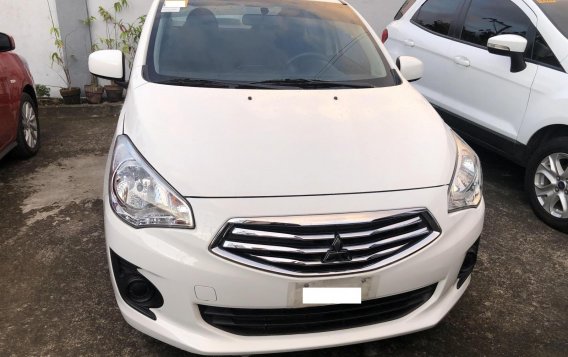 White Mitsubishi Mirage G4 2018 at 14000 km for sale