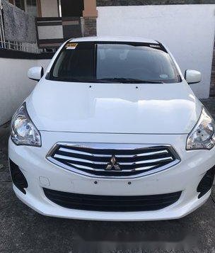 White Mitsubishi Mirage G4 2017 Automatic Gasoline for sale