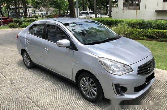 Silver Mitsubishi Mirage G4 2015 Automatic Gasoline for sale 