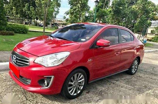 Sell Red 2016 Mitsubishi Mirage G4 Manual Gasoline at 45000 km 