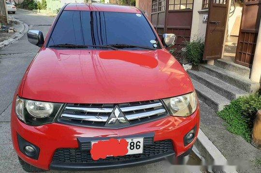 Sell Red 2014 Mitsubishi Strada at 92000 km