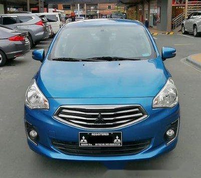 Blue Mitsubishi Mirage G4 2016 at 55000 km for sale 