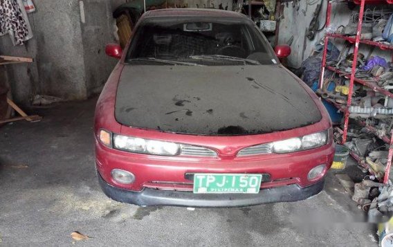 Red Mitsubishi Galant 1994 at 100000 km for sale