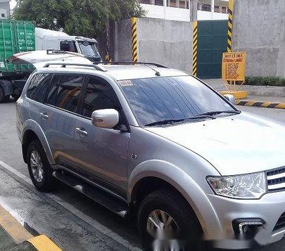Silver Mitsubishi Montero Sport 2015 Manual Diesel for sale