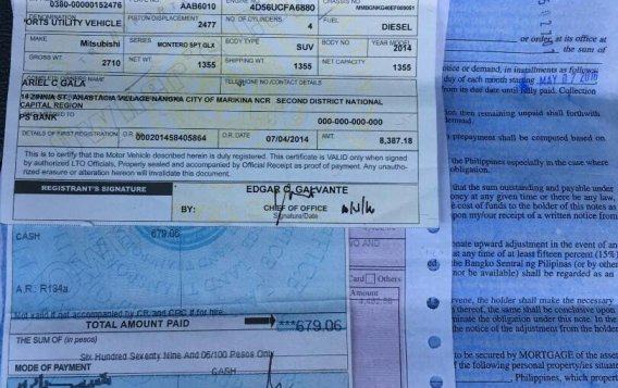 2014 Mitsubishi Montero for sale in Bacoor