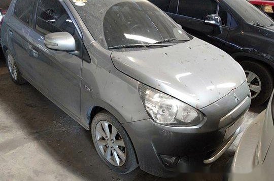 Selling Grey Mitsubishi Mirage 2015 in Quezon City