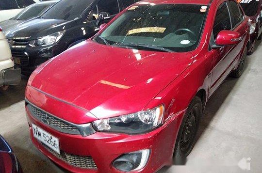 Red Mitsubishi Lancer Ex 2016 for sale in Quezon City 