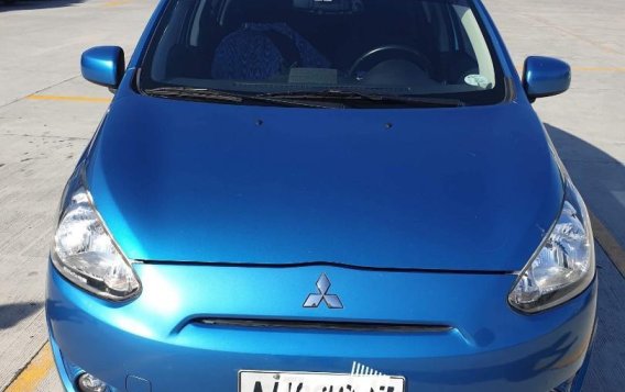 Blue Mitsubishi Mirage 2015 for sale in Malabon